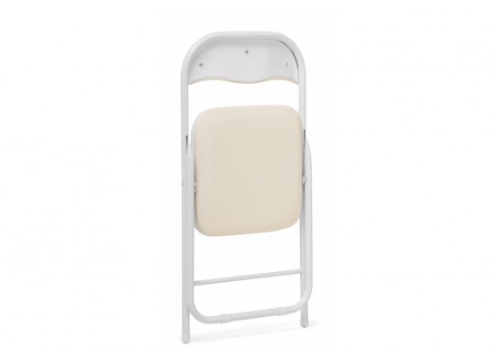 Стул на металлокаркасе Fold 1 складной beige / white