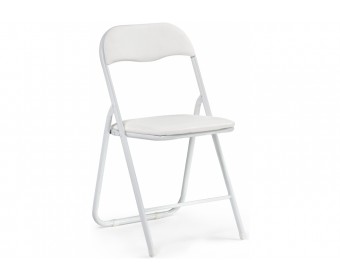 Стул на металлокаркасе Fold 1 складной white / white