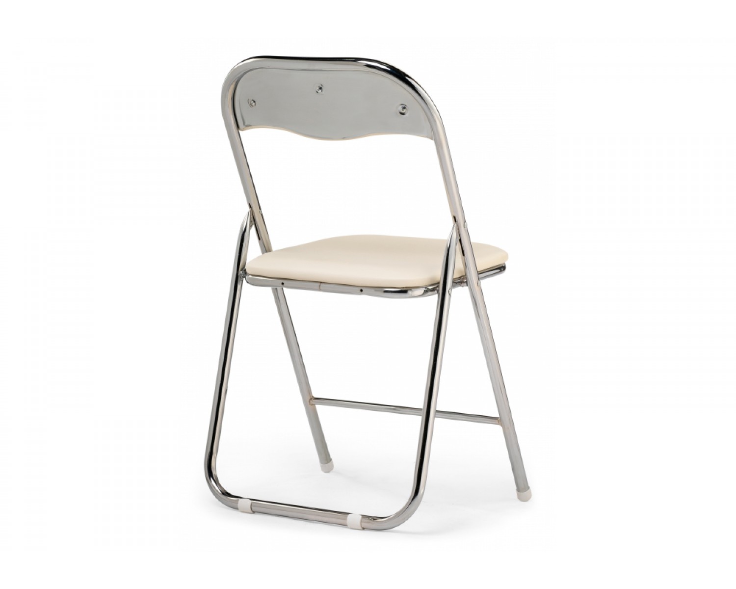 Стул на металлокаркасе Fold 1 складной beige / chrome