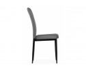Стул на металлокаркасе Rek dark gray / black