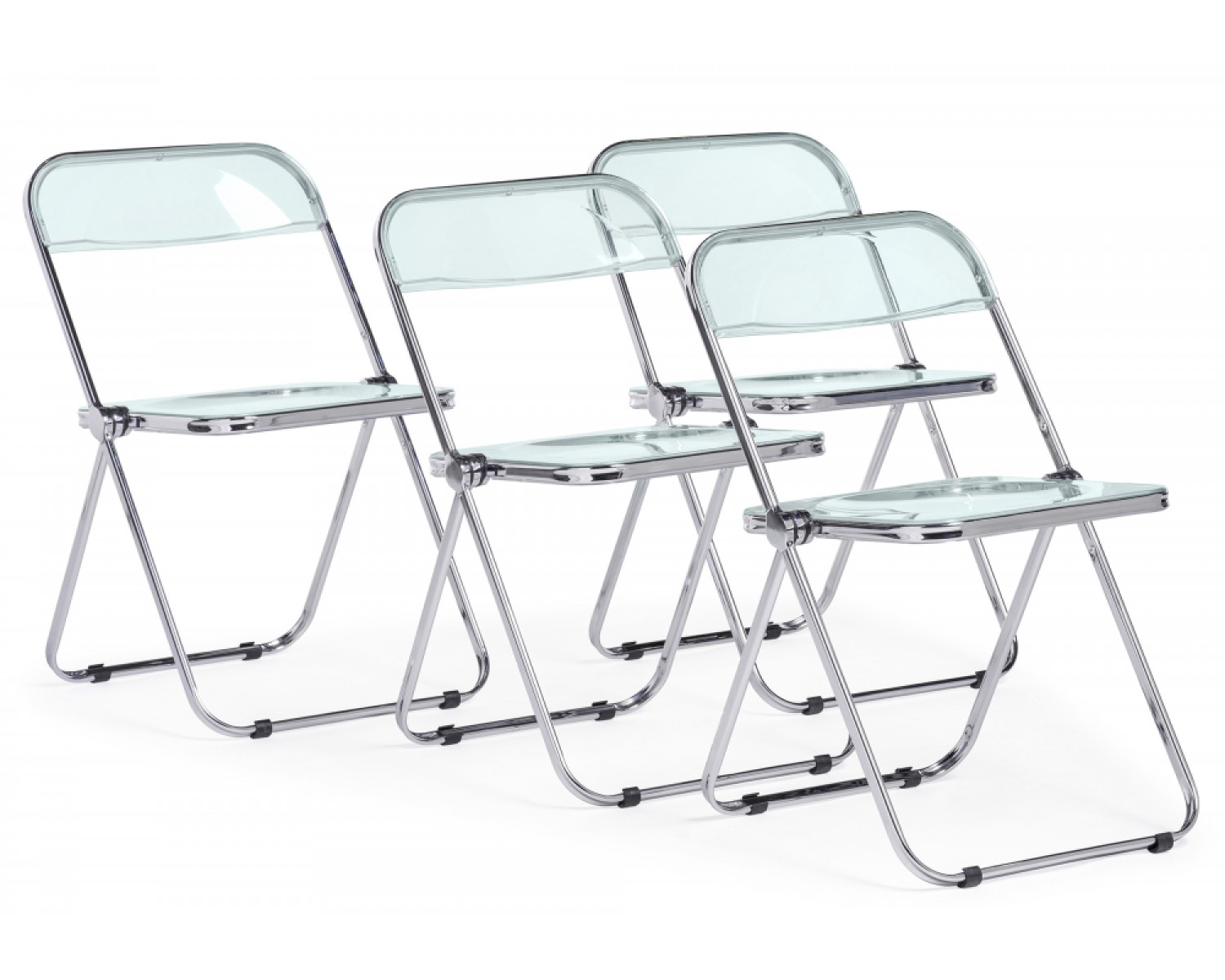 Пластиковый стул Fold складной clear