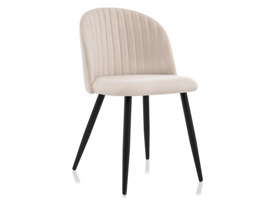 Стул на металлокаркасе Gabi 1 beige / black
