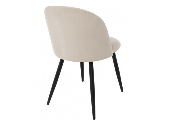 Стул на металлокаркасе Gabi 1 beige / black