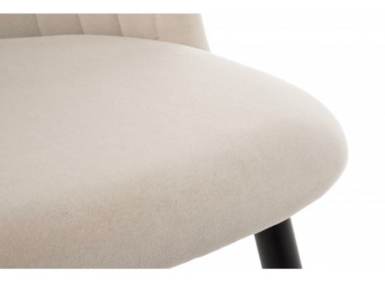 Стул на металлокаркасе Gabi 1 beige / black