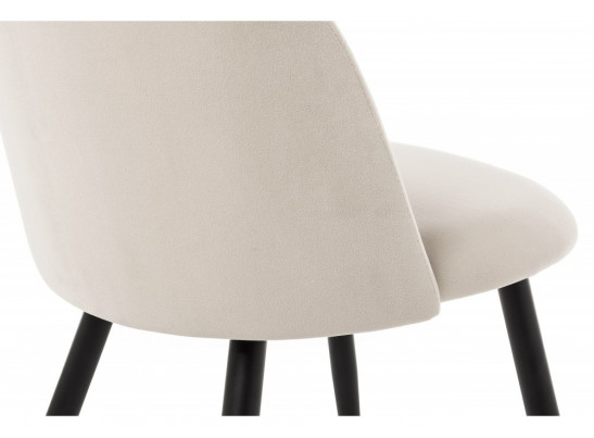 Стул на металлокаркасе Gabi 1 beige / black