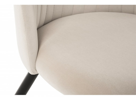 Стул на металлокаркасе Gabi 1 beige / black