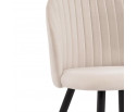 Стул на металлокаркасе Gabi 1 beige / black