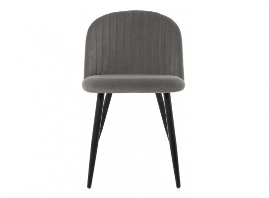 Стул на металлокаркасе Gabi 1 dark gray / black
