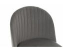 Стул на металлокаркасе Gabi 1 dark gray / black