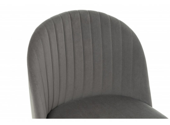 Стул на металлокаркасе Gabi 1 dark gray / black