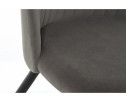 Стул на металлокаркасе Gabi 1 dark gray / black