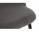 Стул на металлокаркасе Gabi 1 dark gray / black