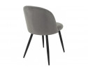 Стул на металлокаркасе Gabi 1 dark gray / black