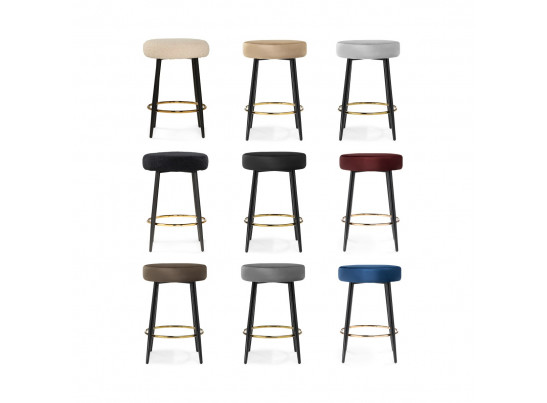 Барный стул Plato dark grey