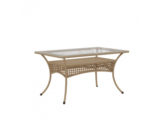 Обеденный стол из экоротанга DECO / ДЕКО 140х85