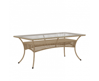 Обеденный стол из экоротанга DECO / ДЕКО 180х90