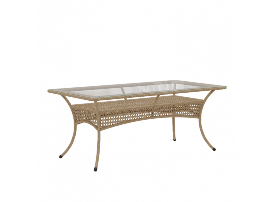Обеденный стол из экоротанга DECO / ДЕКО 180х90
