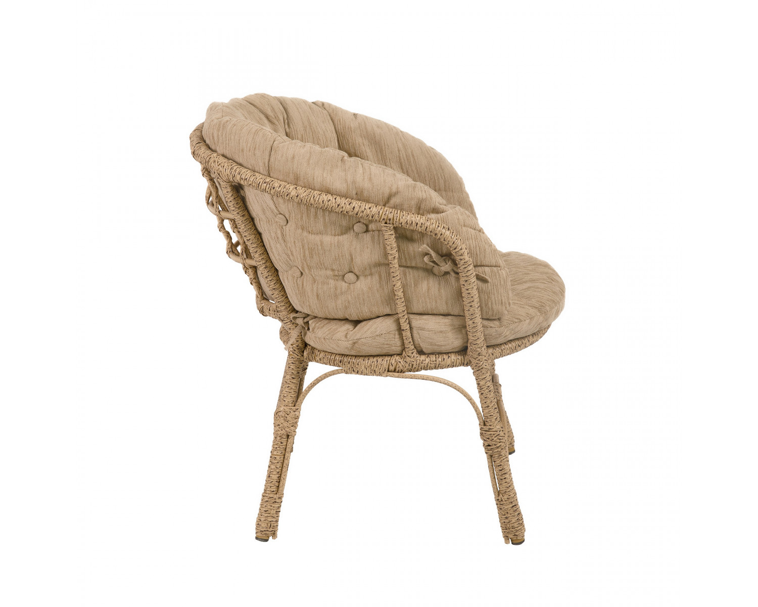 Багама Дуэт с бежевыми подушками (искусственный ротанг)