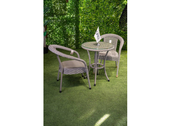 Кофейный плетеный столик из ротанга DECO / ДЕКО