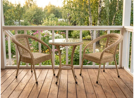 Кофейный набор плетеной мебели Deco / Деко