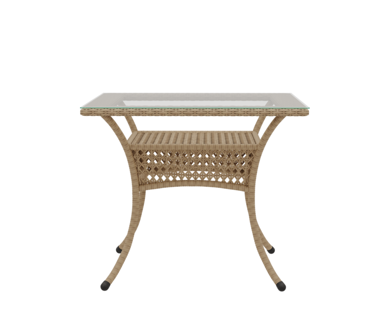 Обеденный стол из экоротанга DECO / ДЕКО 90х90