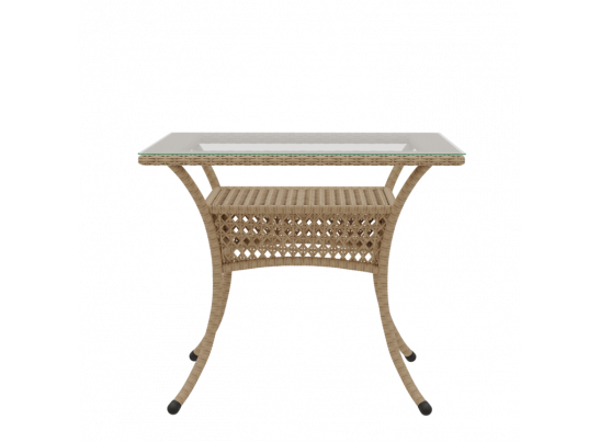 Обеденный стол из экоротанга DECO / ДЕКО 90х90