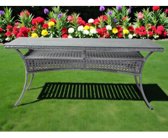 Обеденный стол из экоротанга DECO / ДЕКО 140х85