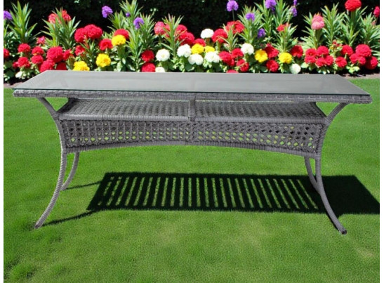 Обеденный стол из экоротанга DECO / ДЕКО 140х85
