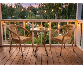 Кофейный набор плетеной мебели Deco / Деко