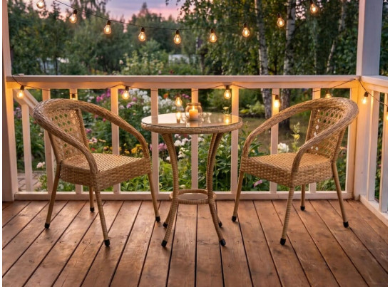 Кофейный набор плетеной мебели Deco / Деко