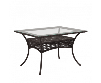 Обеденный стол из экоротанга DECO / ДЕКО 120х90