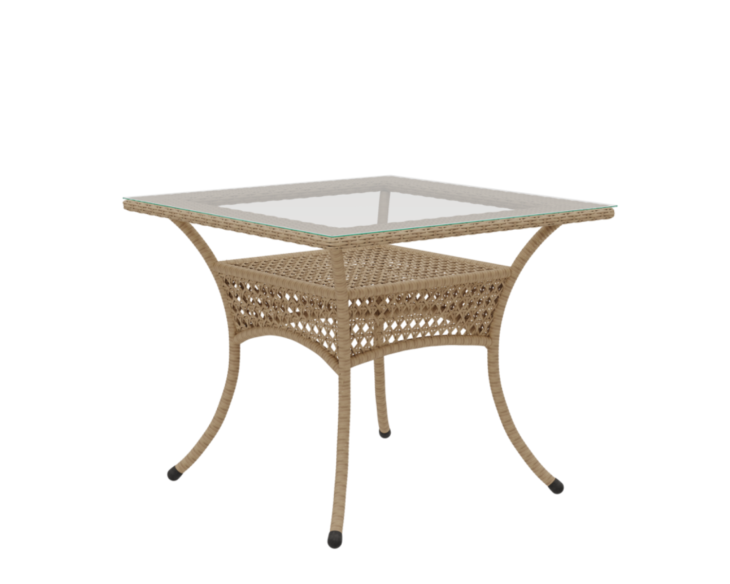 Обеденный стол из экоротанга DECO / ДЕКО 90х90