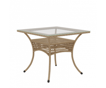 Обеденный стол из экоротанга DECO / ДЕКО 90х90