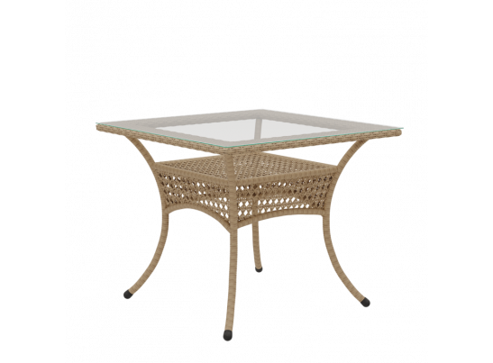 Обеденный стол из экоротанга DECO / ДЕКО 90х90