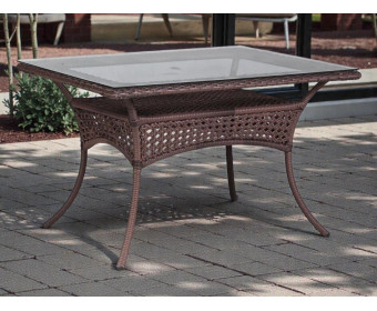 Обеденный стол из экоротанга DECO / ДЕКО 120х90