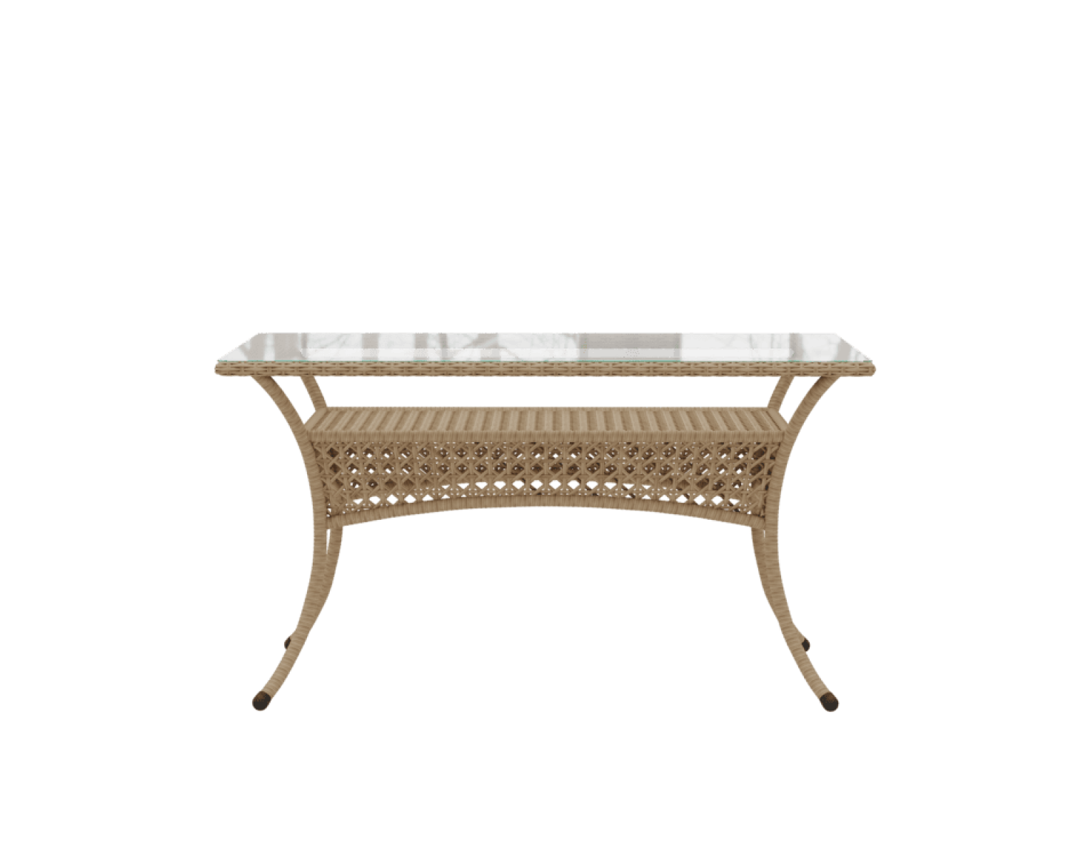 Обеденный стол из экоротанга DECO / ДЕКО 140х85