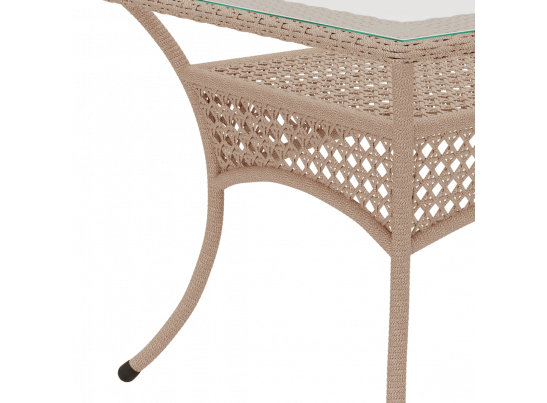 Обеденный стол из экоротанга DECO / ДЕКО 140х85