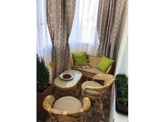 Комплект Пеланги для террасы с диваном и круглым столом
