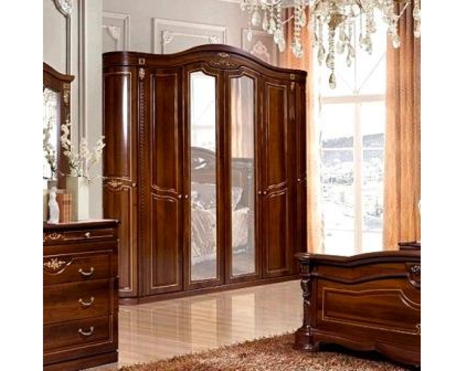 Спальня «Сорренто» 6Д 180×200, орех