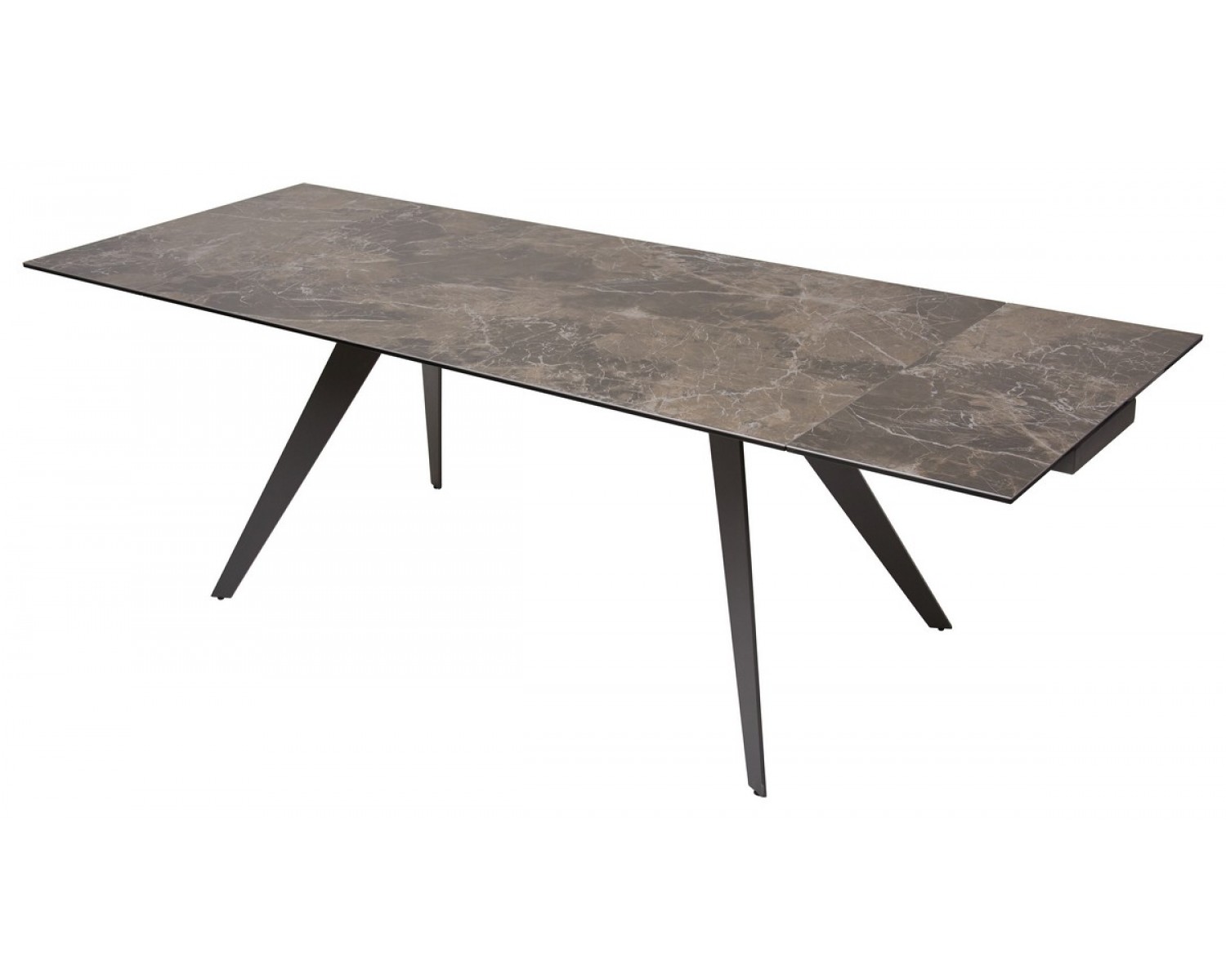 Стол ACERRA 160 KL-19 СЕРО-КОРИЧНЕВЫЙ КАМЕНЬ, итальянская керамика / Grey 1