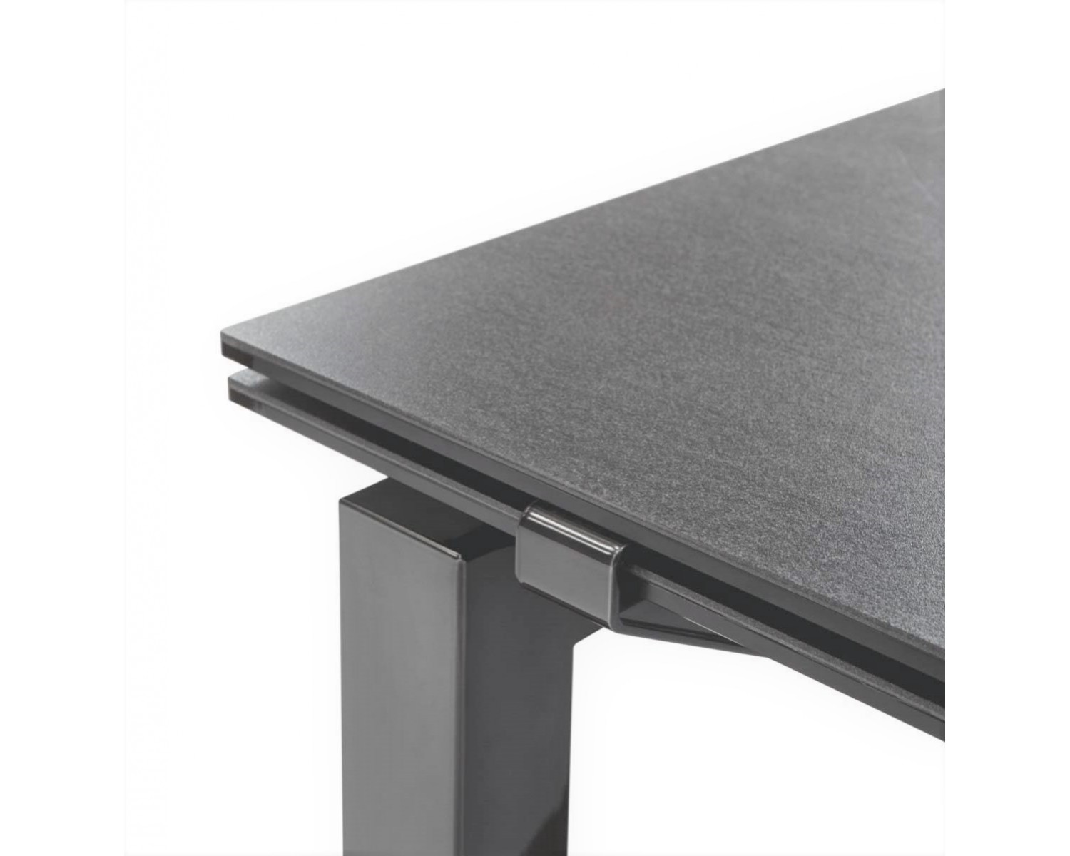 Стол GATE CB/4088-MV 180, MT.P15 BLACK/MT.P15 BLACK FRAME/ CER.P321 LEAD GREY