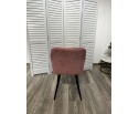 Стул BRANDY WZ2042-11 брусничный фактурный велюр/ черный каркас 