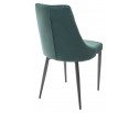 Стул NEPAL BLUVEL-78 GREEN/ серый каркас, велюр