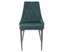 Стул NEPAL BLUVEL-78 GREEN/ серый каркас, велюр