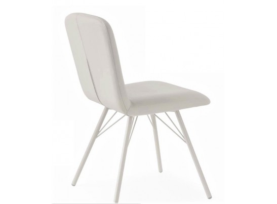 Стул EMMA CB/1662-SK mt.P94 Matt Optic white/ S92 Skuba Optic White