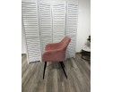 Стул BRANDY WZ2042-11 брусничный фактурный велюр/ черный каркас 