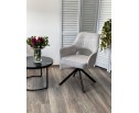 Стул GUARA 180 град. поворот. цвет серо-бежевый RAVEN 06 / черный каркас, ®DISAUR
