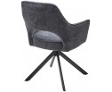 Стул GUARA 180 град. поворот. цвет серый RAVEN 18 / черный каркас, ®DISAUR