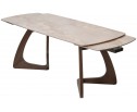 Стол DAKAR 180 GLOSS AMBER JADE SOLID CERAMIC / Орех, ®DISAUR