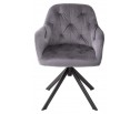 Стул CROCUS DARK GREY поворот.360 град.